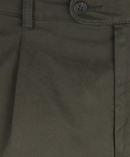 Blackpool Trousers Pleated with Turn-Up | Green