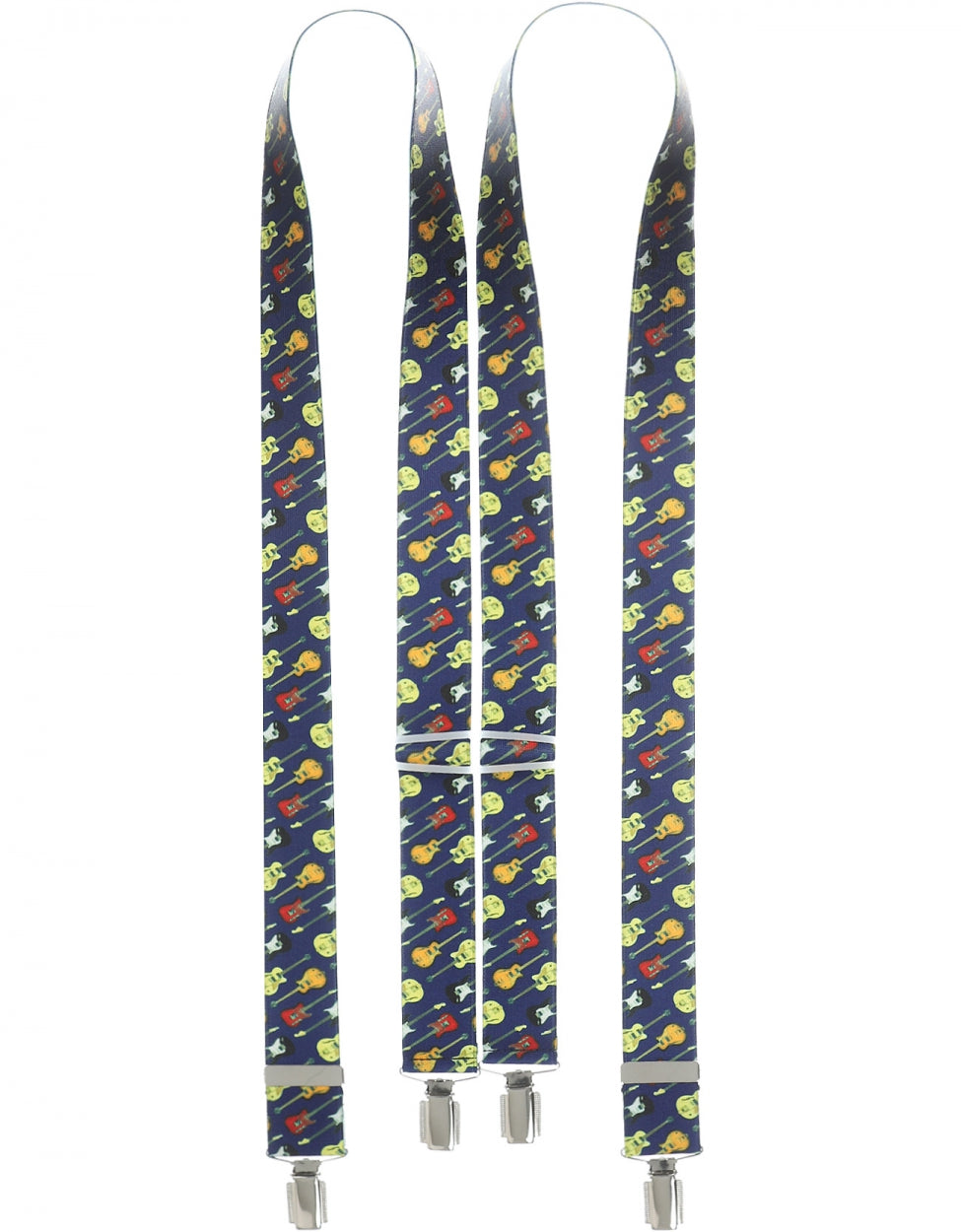 Elastic Braces with Clips | Blue