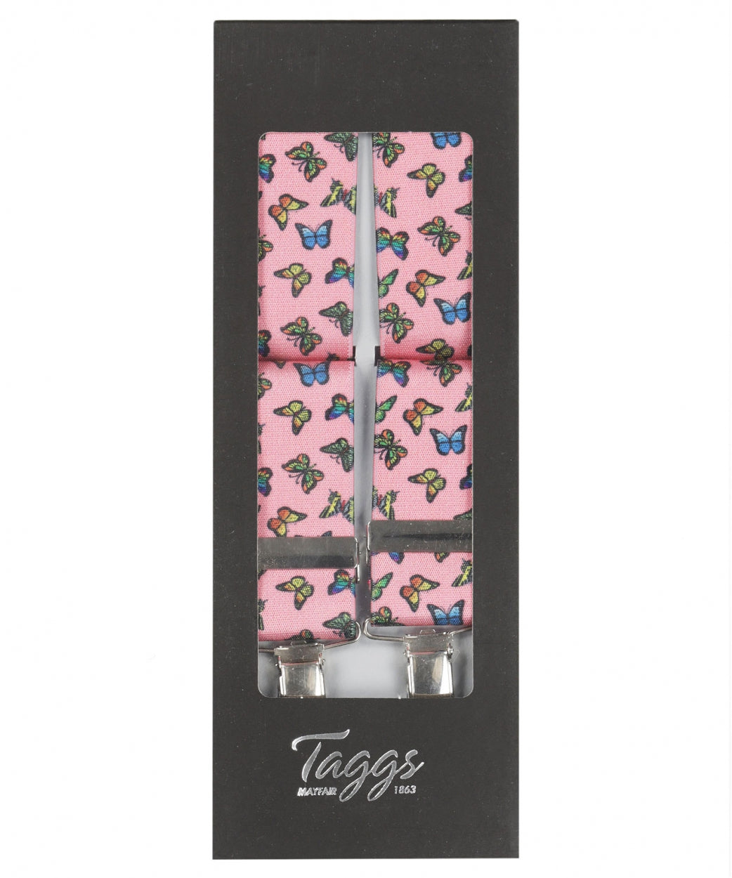 Elastic Braces with Clips | Purple