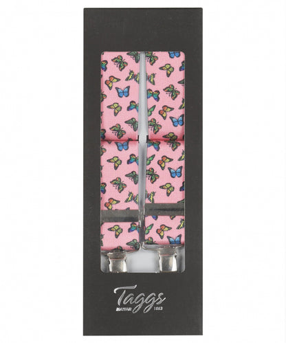 Elastic Braces with Clips | Purple