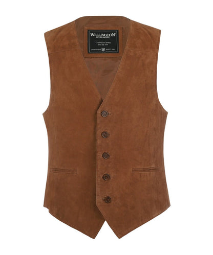 Gilet Suede | Brown