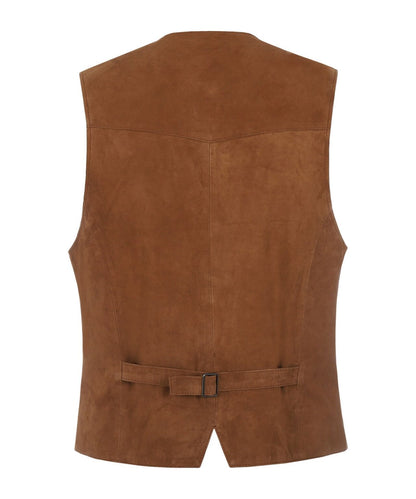 Gilet Suede | Brown