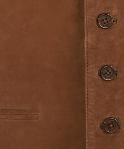 Gilet Suede | Brown