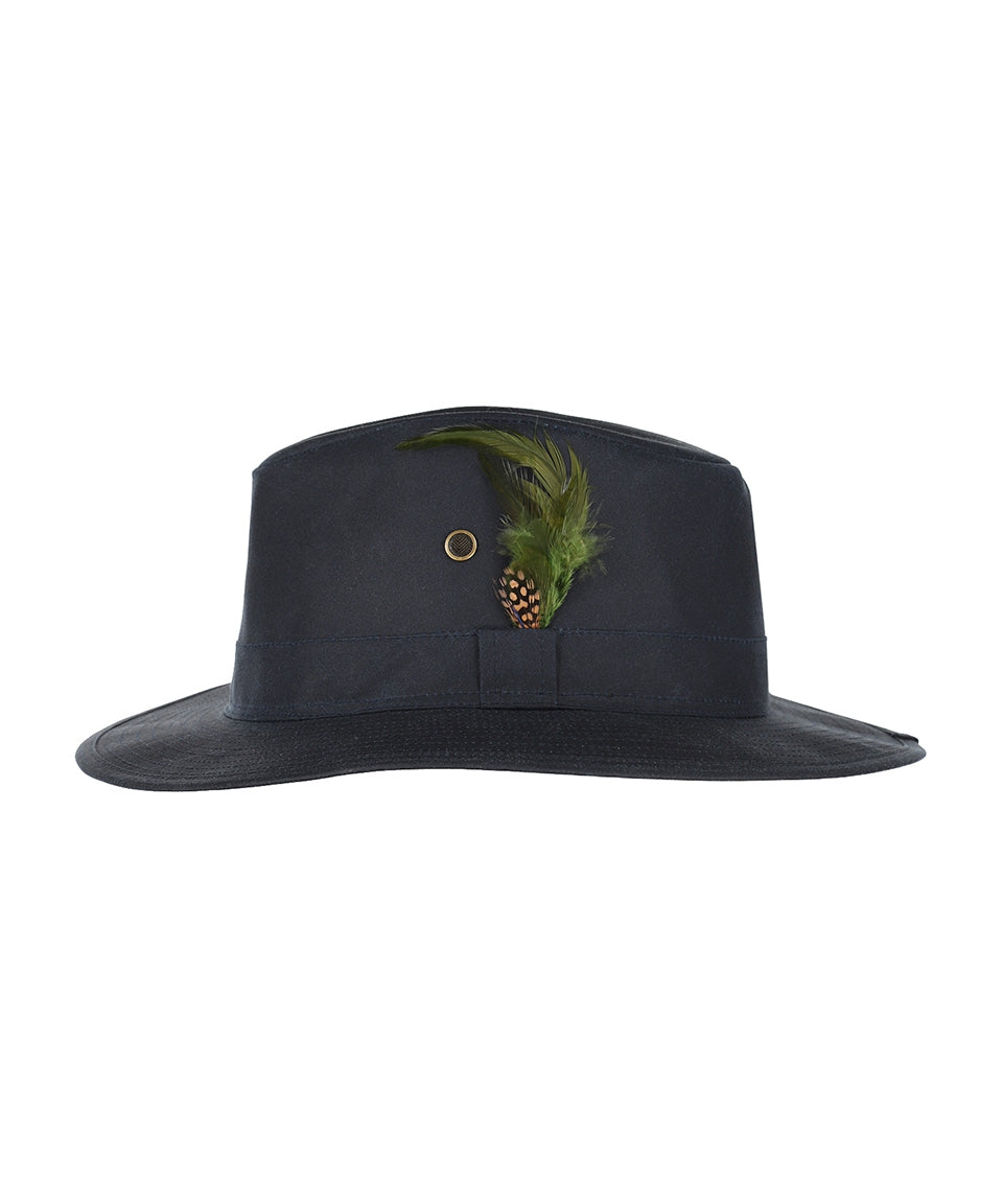 Wax Cotton Trilby | Navy