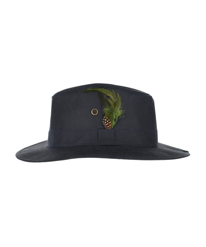 Wax Cotton Trilby | Navy