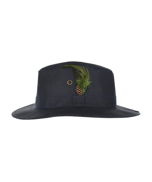 Wax Cotton Trilby | Navy