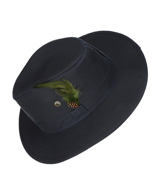 Wax Cotton Trilby | Navy