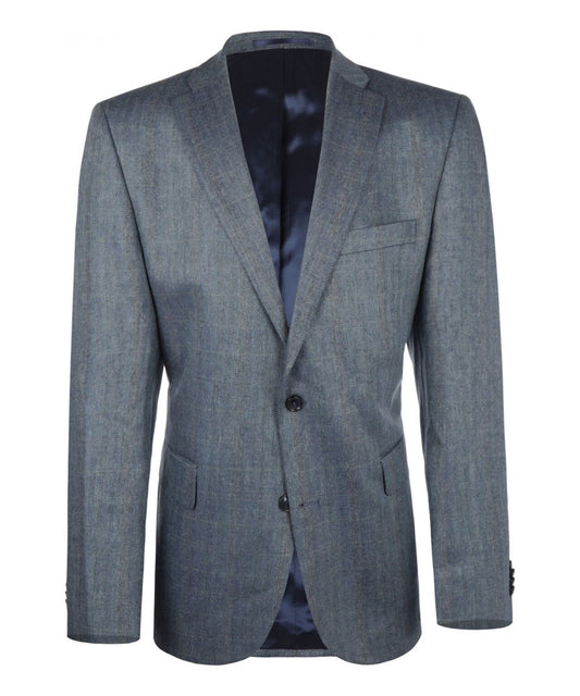Zijden Colbert | Blauw Grijs