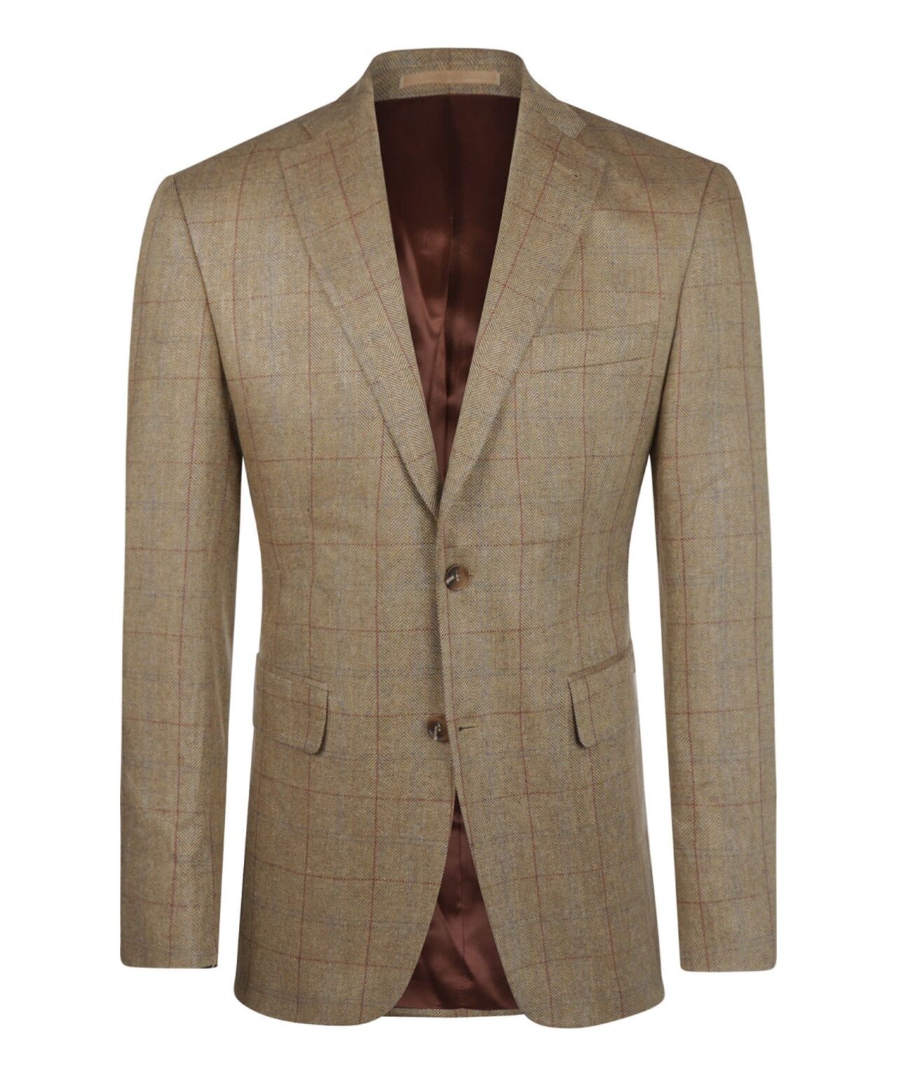 Seidenblazer | Braun