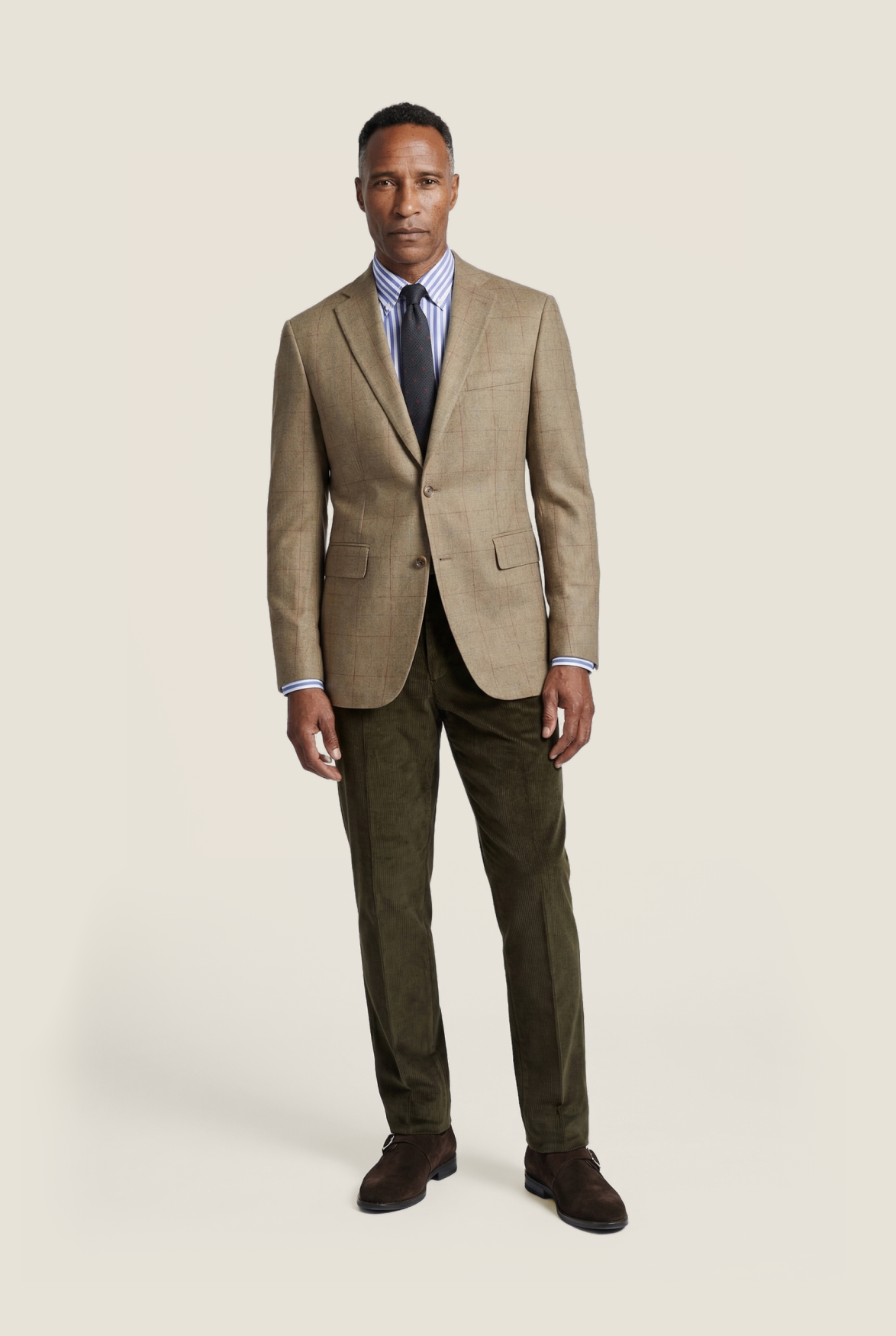 Seidenblazer | Braun