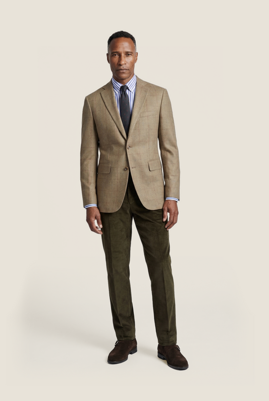 Zijden Colbert | Beige