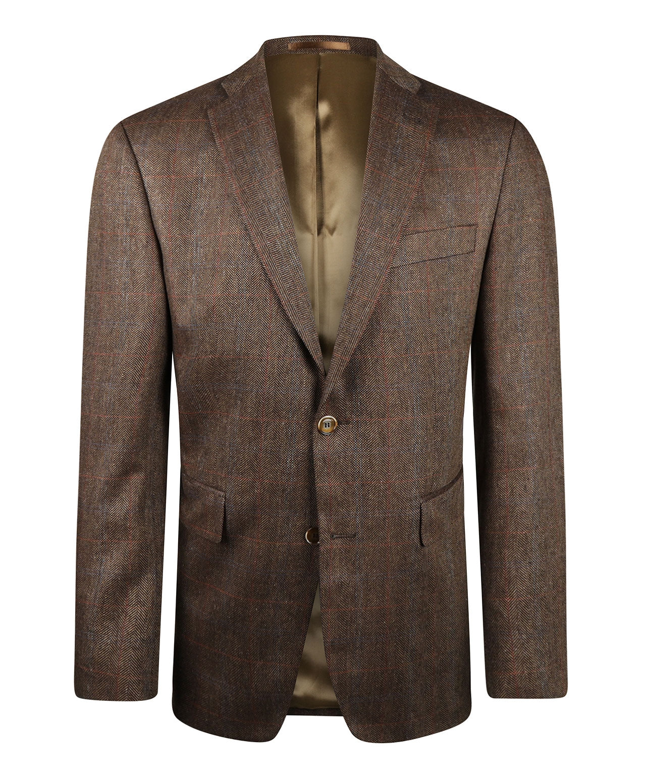 Seidenblazer | Braun