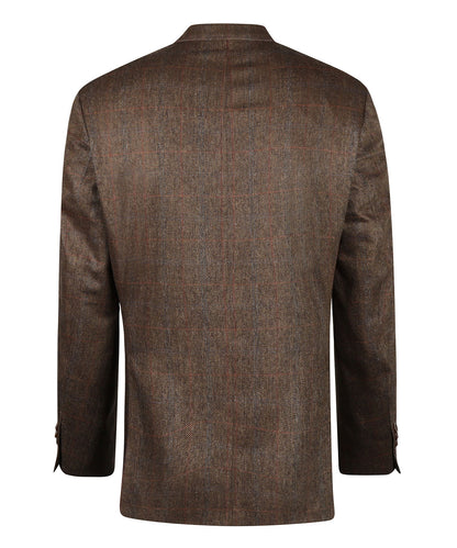 Seidenblazer | Braun