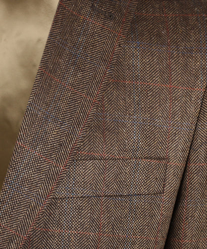 Seidenblazer | Braun