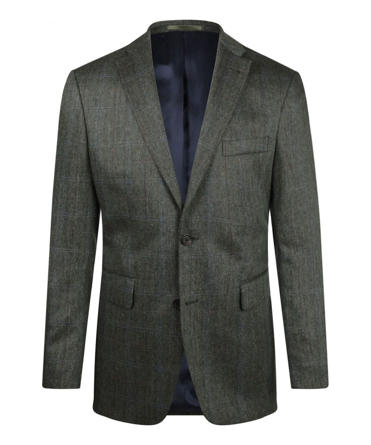 Seidenblazer | Grün