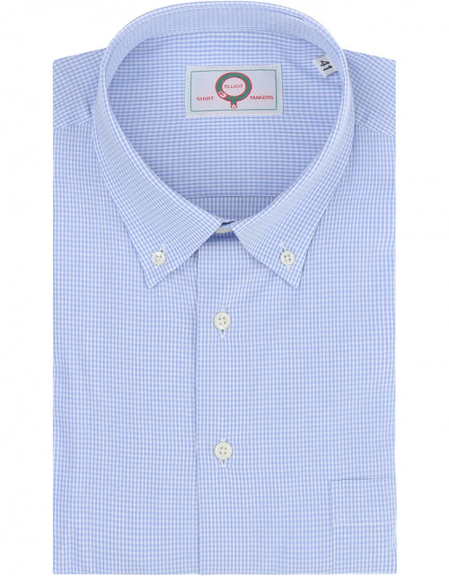 Overhemd klassiek button down | Blauw