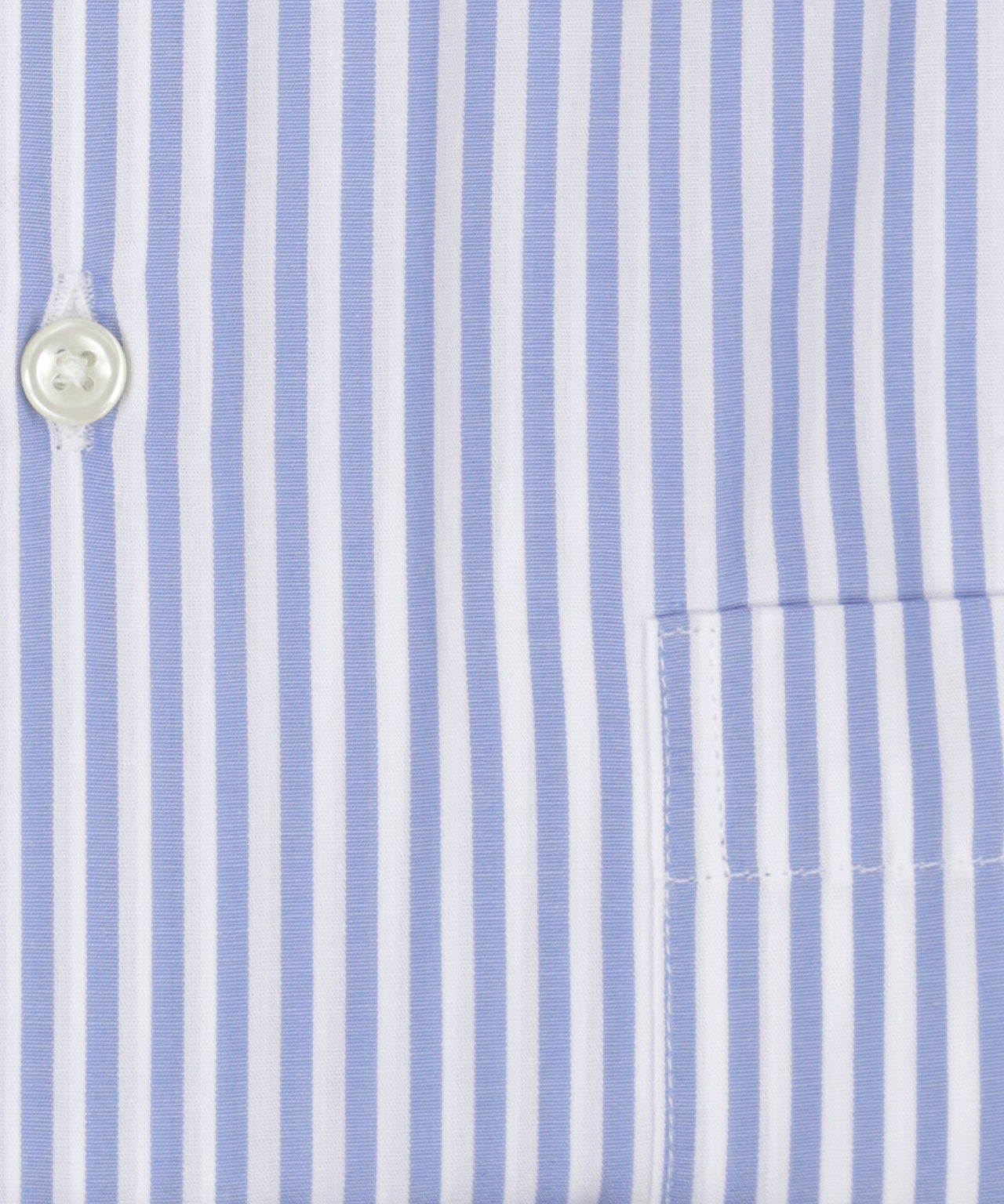 Shirt Button Down | Mid Blauw Streep