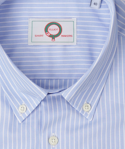 Klassisches Button-Down-Hemd | Blau