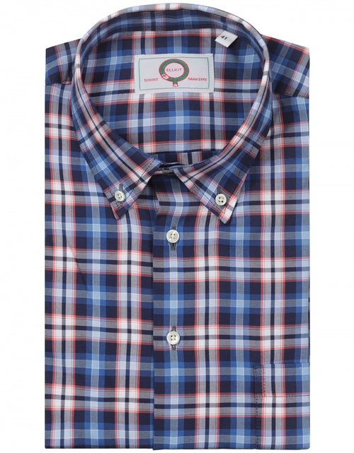 Overhemd klassiek button down | Blauw