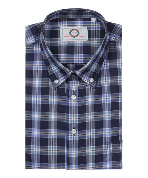 Overhemd klassiek button down | Blauw