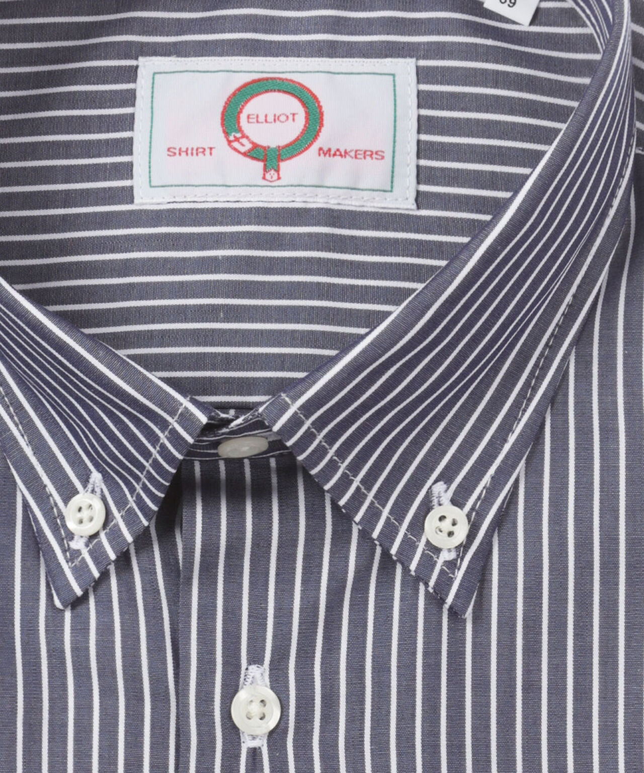 Shirt Button Down | Blauw Grijs Streep