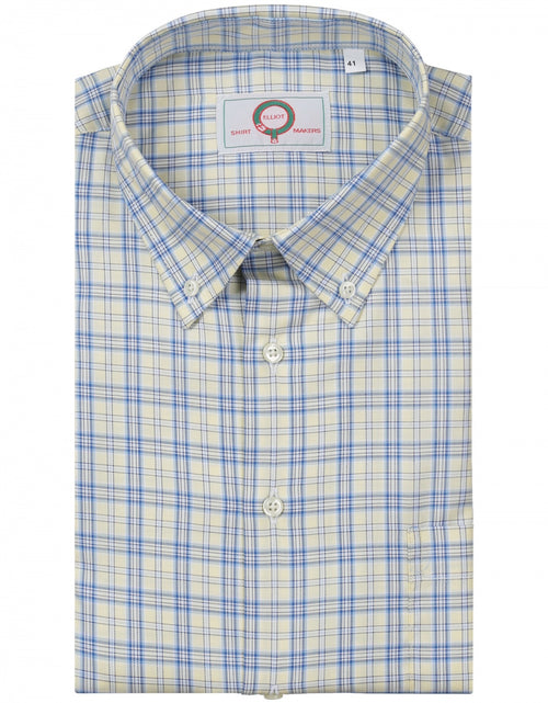 Overhemd klassiek button down | Geel
