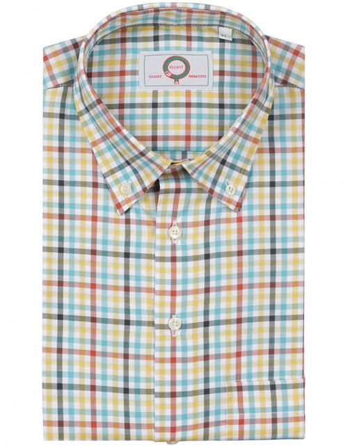 Overhemd klassiek button down | Geel