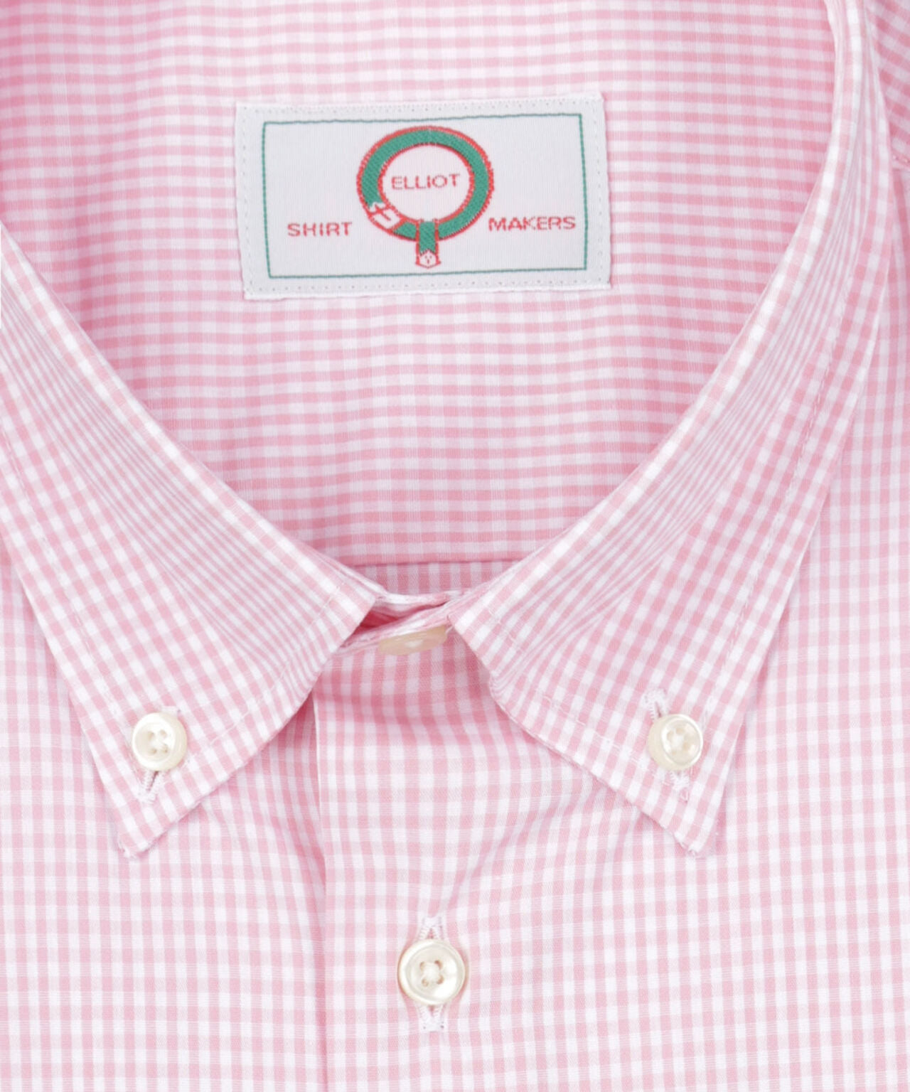Shirt Button Down | Roze Ruit Fijn