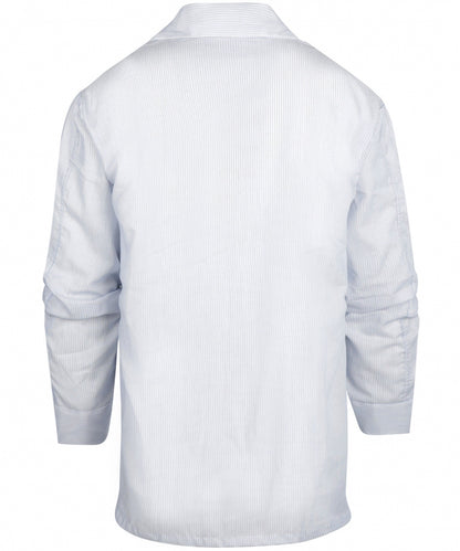 Pyjama | White Blue micro stripe