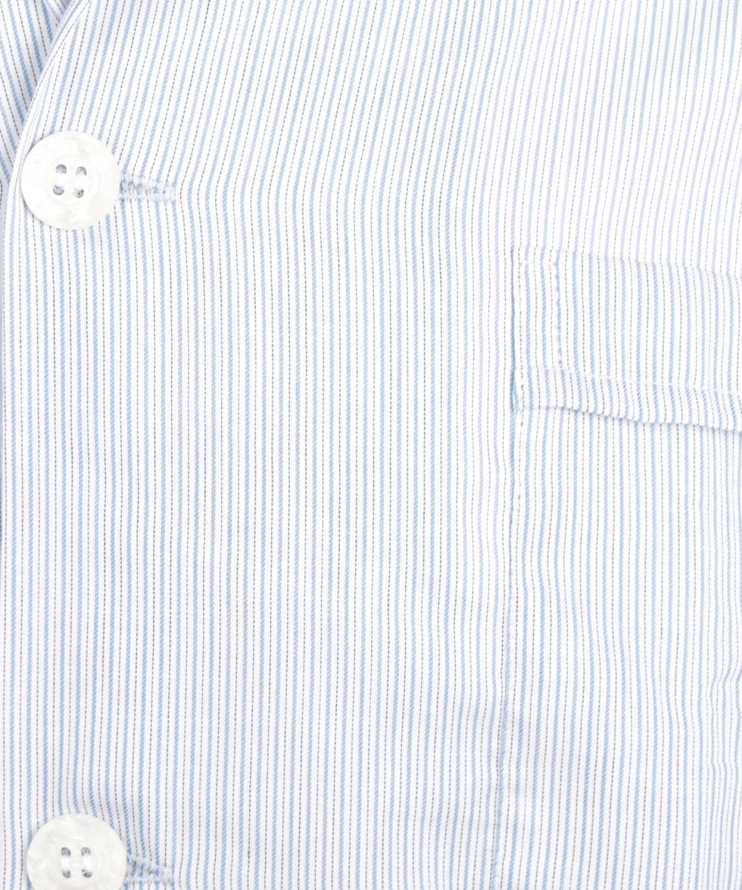 Pyjama | White Blue micro stripe