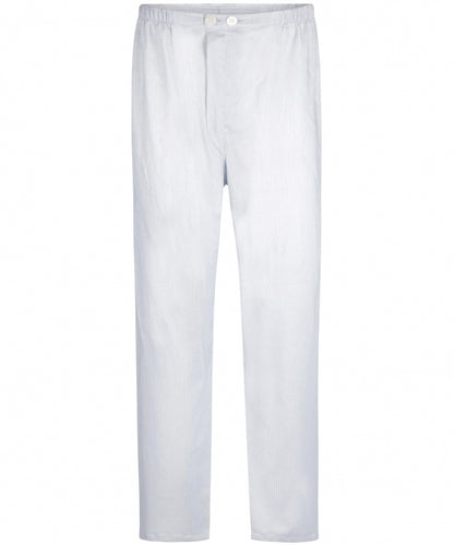 Pyjama | White Blue micro stripe