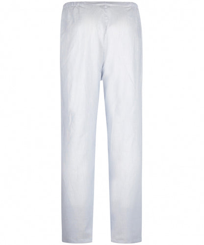 Pyjama | White Blue micro stripe