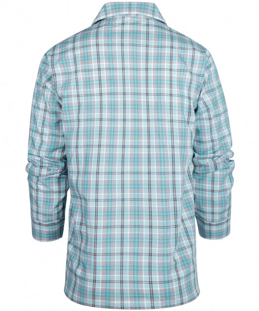 Pyjama | Grey Aqua check