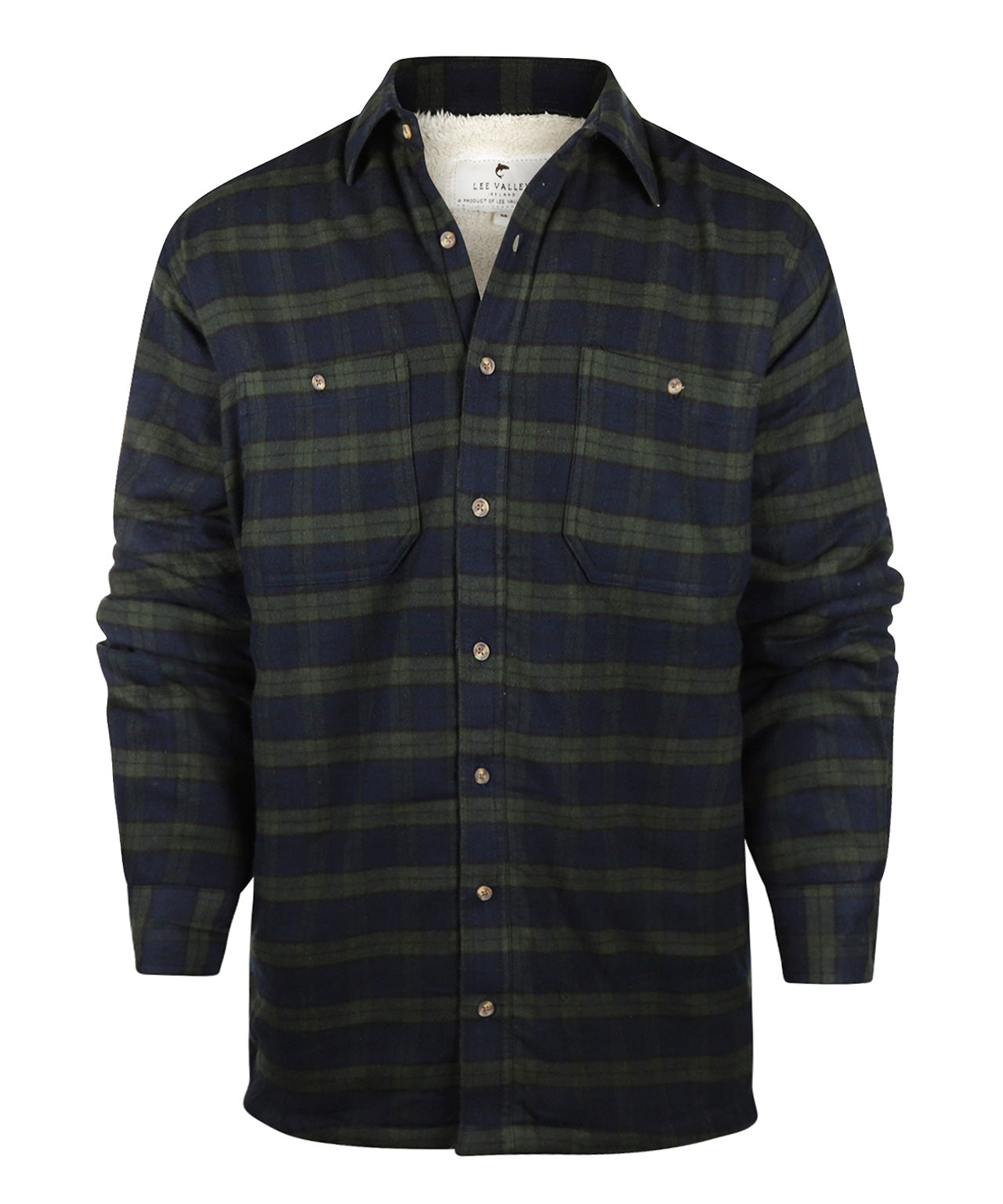 Fleece Lined Shirt | Blackwatch ruit