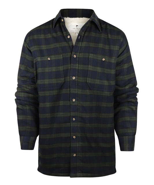 Fleece Lined Shirt | Blackwatch ruit