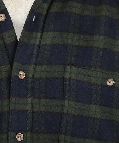 Fleece Lined Shirt | Blackwatch ruit