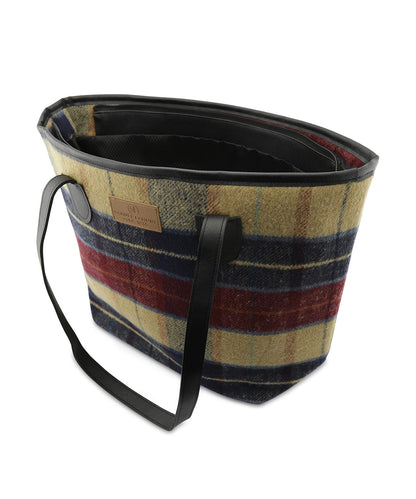 Stylish Tweed Look Bag | Red