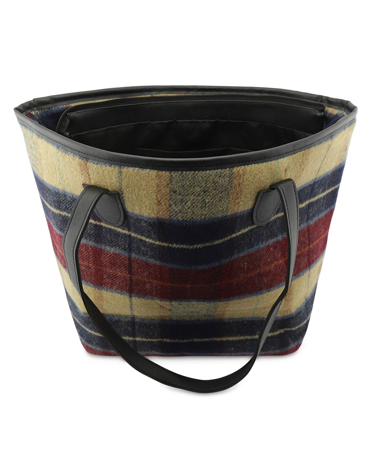 Stylish Tweed Look Bag | Red