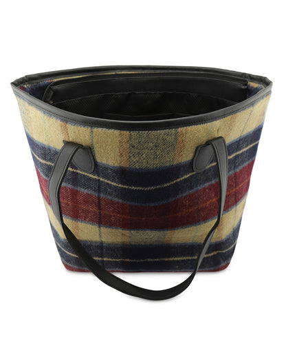 Stylish Tweed Look Bag | Red