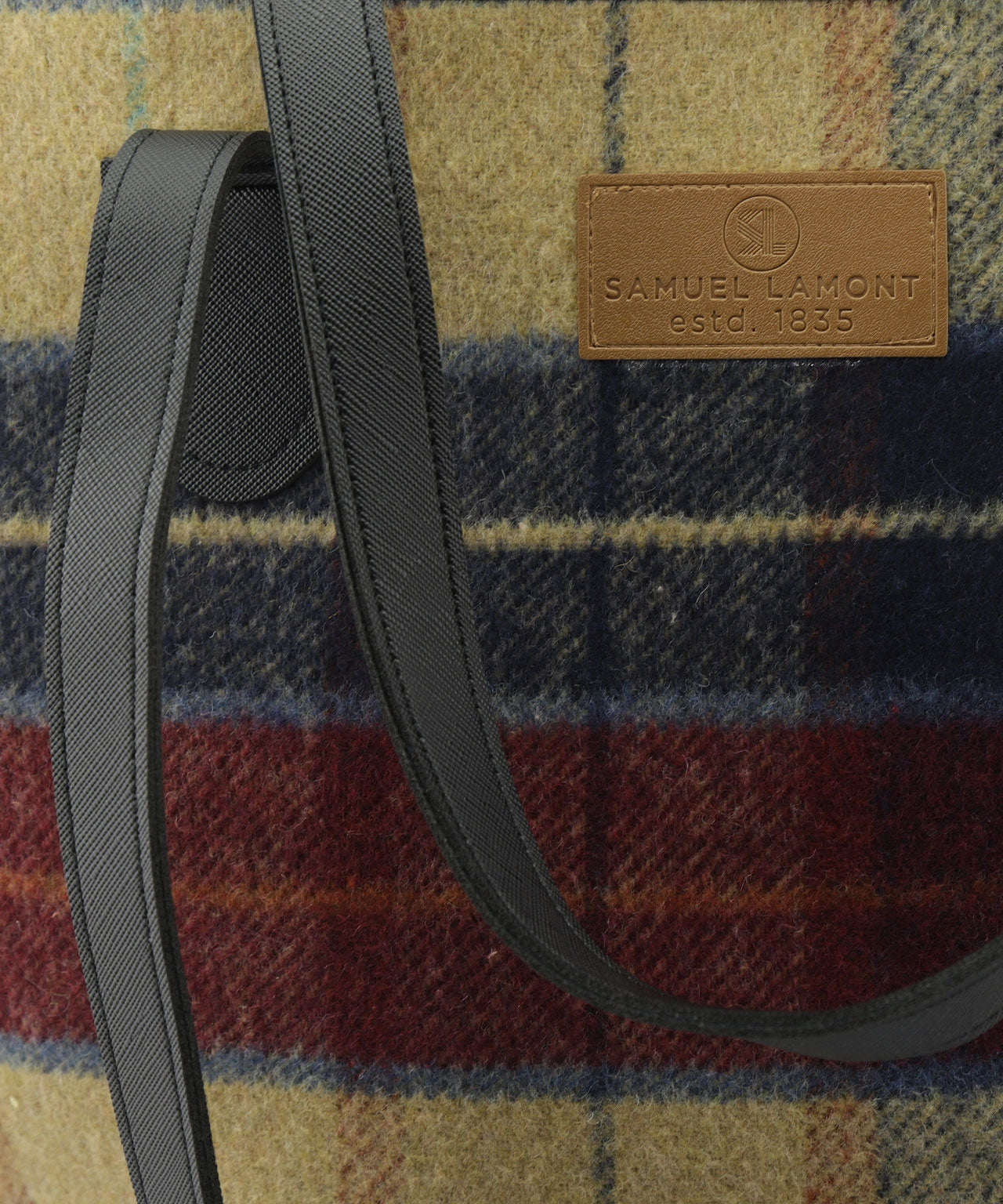 Stylish Tweed Look Bag | Red