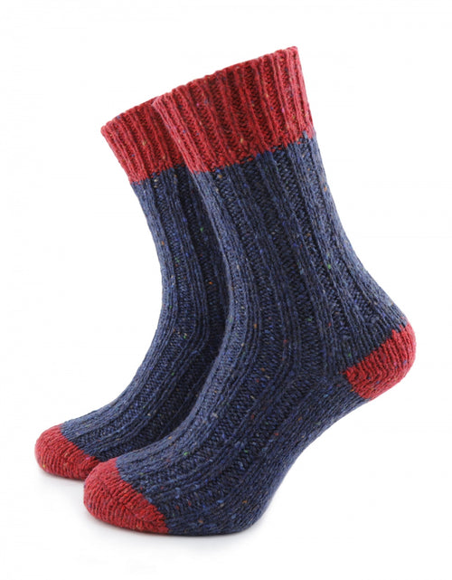 Flecks heren sokken | Blauw