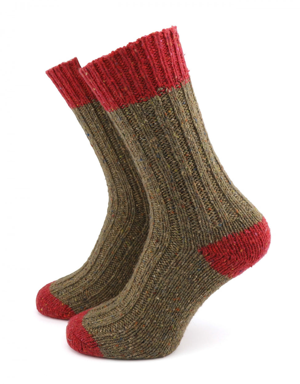 Flecks Sock | Bruin Rood