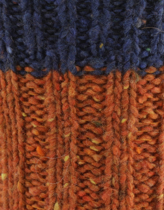 Flecks Sock | Oranje Blauw