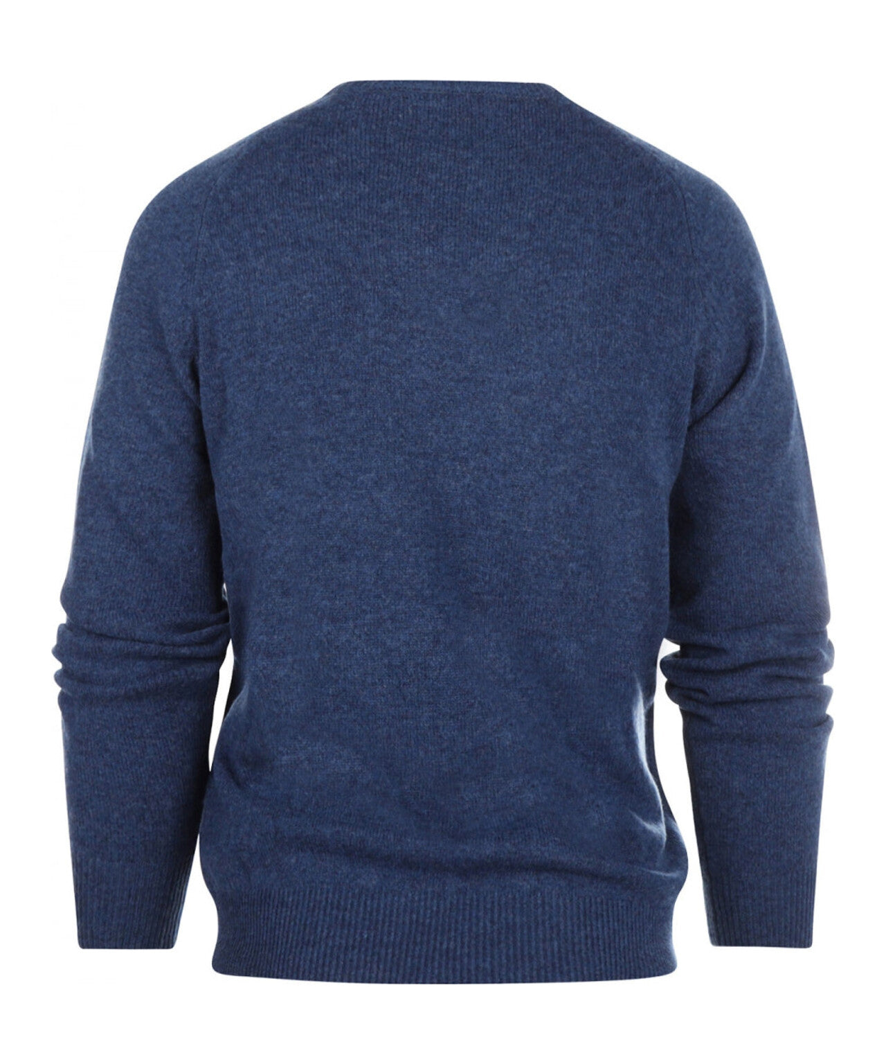 Classic Lambswool v-neck sweater | Blue