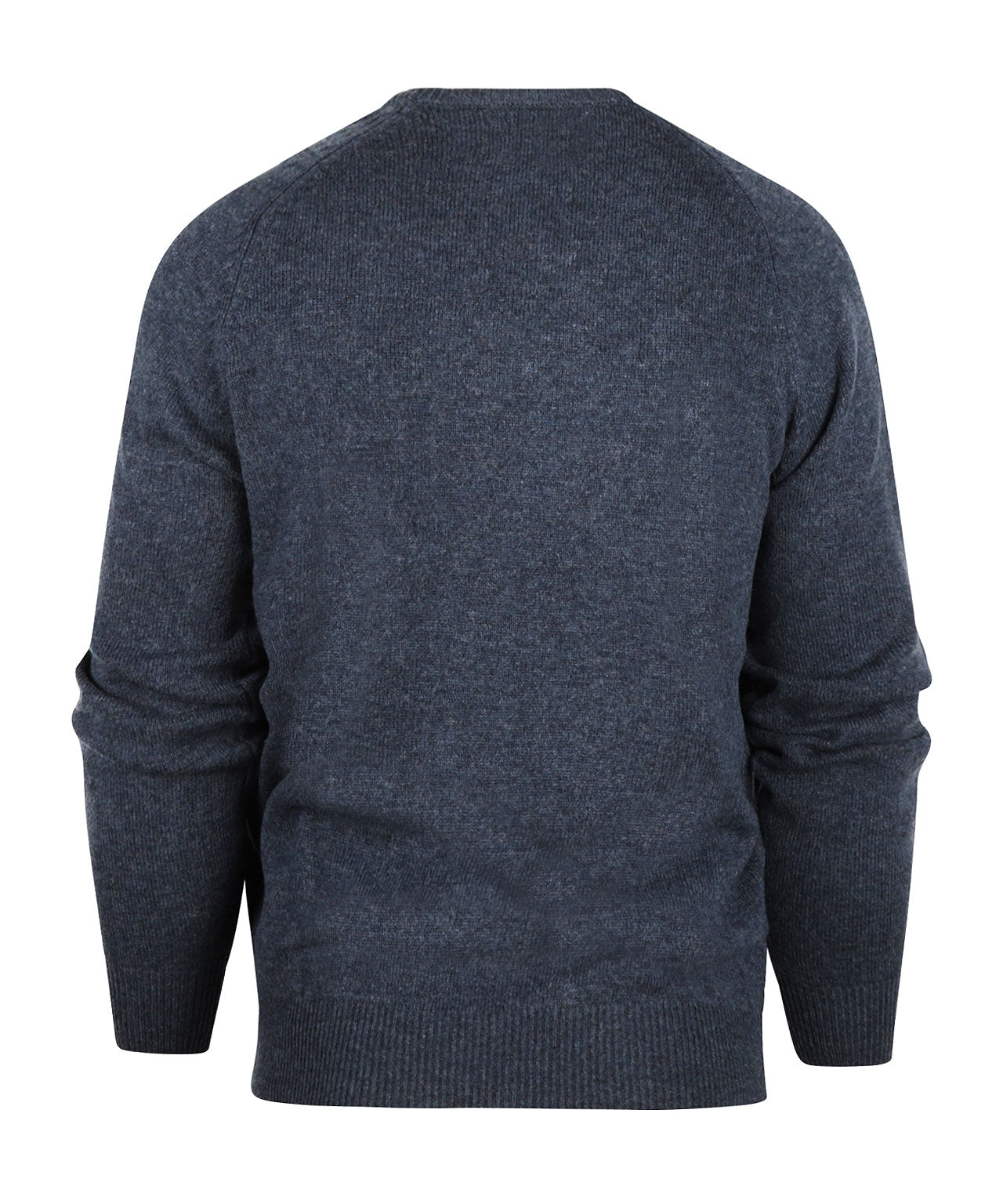 Classic Lambswool v-neck sweater | Denim Blue