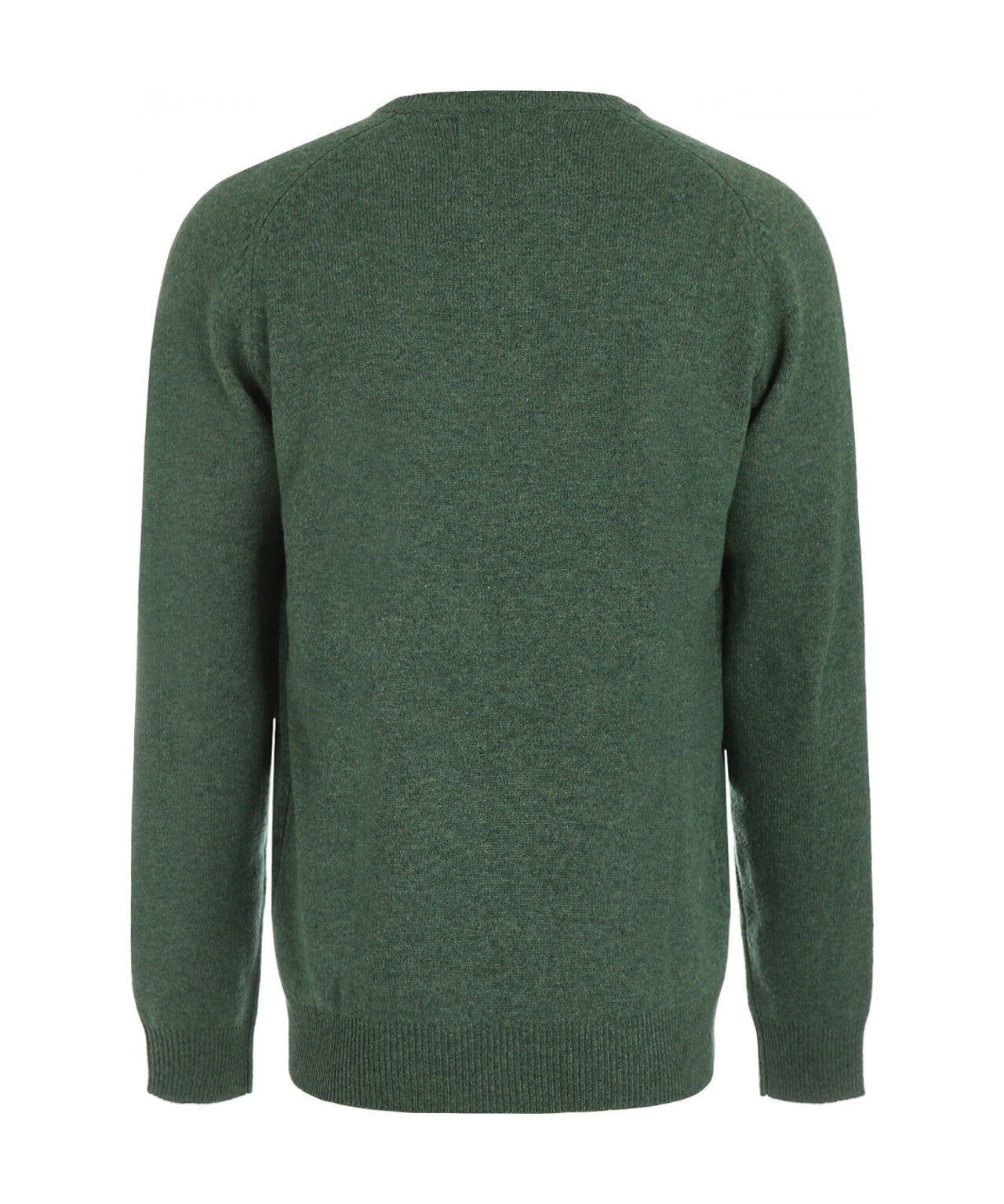 Classic Lambswool v-neck sweater | Green