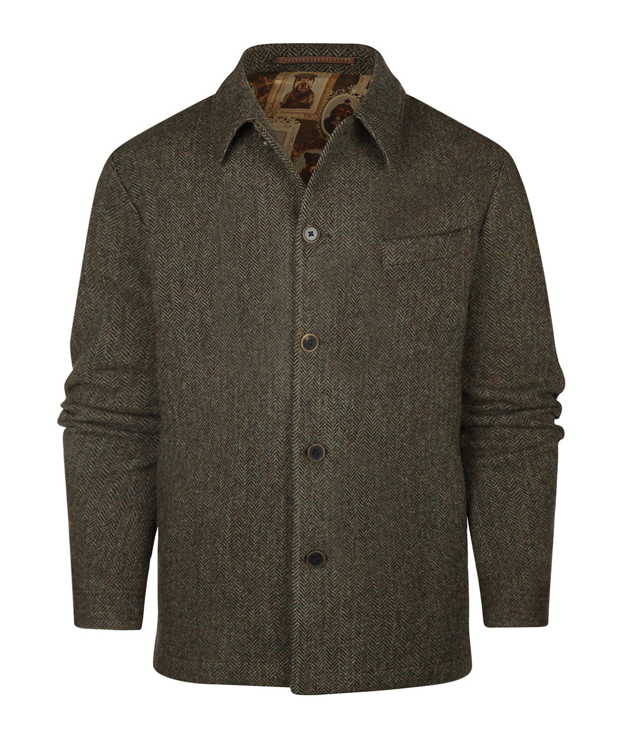 Tweed Jacket | Bruin Visgraat