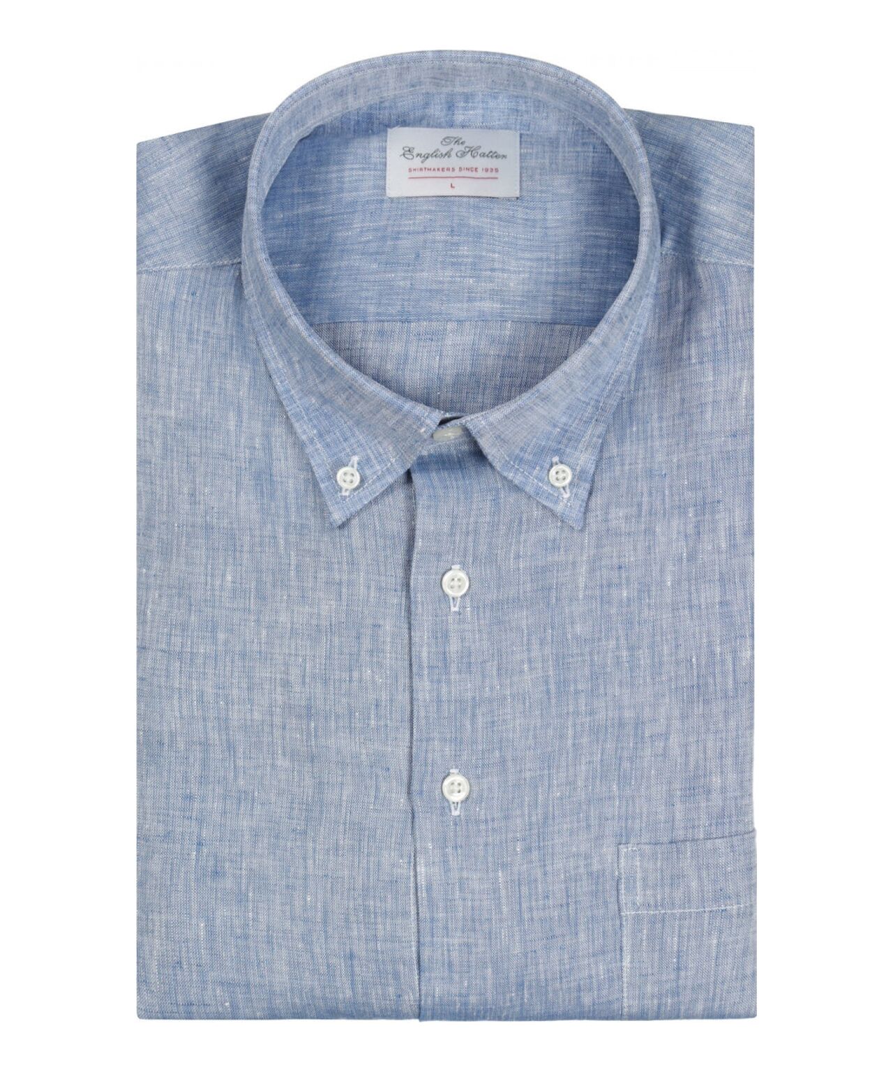 Shirt Linnen | Blauw