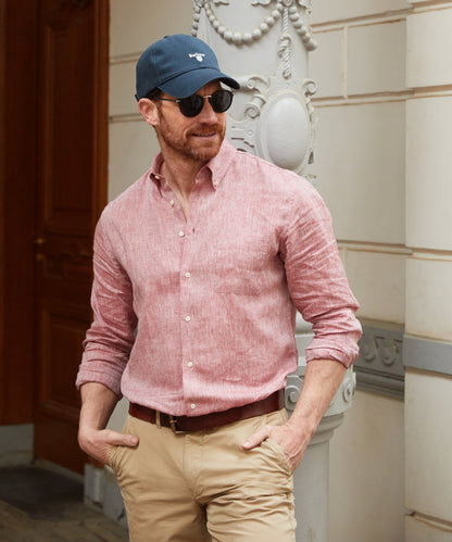 Shirt Linnen | Rood