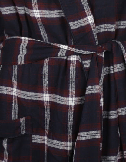 Dressing gown cotton | Blue